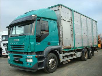 Tovornjak za prevoz živine Iveco Stralis 400 - KÖPF 3-Stock Viehaufbau: slika 1