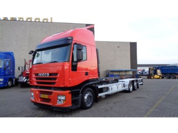 Kontejnerski tovornjak/ Tovornjak z zamenljivim tovoriščem Iveco Stralis 420 + 6x2 + euro 5 + retarder: slika 1