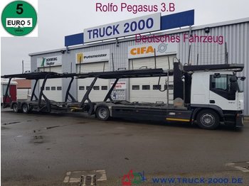 Tovornjak avtotransporter Iveco Stralis 420 Rolfo Pegasus Komplett Zug 8-10 PKW: slika 1