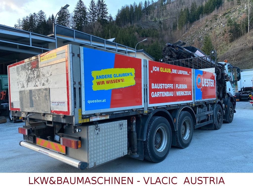 Tovornjak s kesonom, Tovornjak z dvigalom Iveco Trakker 450 mit Kran EFFER 470/6S+JIB: slika 16