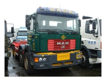 MAN 32.414 8x4 - Kontejnerski tovornjak/ Tovornjak z zamenljivim tovoriščem