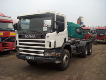 Scania 114 340 6x4 - Kontejnerski tovornjak/ Tovornjak z zamenljivim tovoriščem