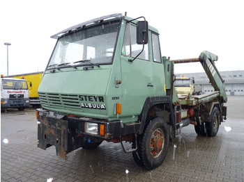 Steyr 1291 310 4x4 Absetzkipper Gigant2 blattgefedert - Kontejnerski tovornjak/ Tovornjak z zamenljivim tovoriščem