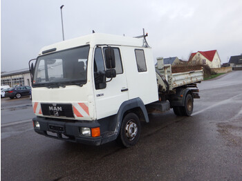 Tovornjak prekucnik, Tovornjak z dvigalom MAN 8.163  DoKa Kipper Ladekran Fassi F50 AHK SFZ: slika 3