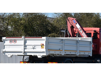 MAN Abrollkipper Container + KRAN HMF 953 K2!  - Kotalni prekucni tovornjak: slika 2