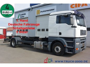 Kontejnerski tovornjak/ Tovornjak z zamenljivim tovoriščem MAN TGA 18.360 LL BDF 1.Hand 5 Sitzer Klima Schalter: slika 1