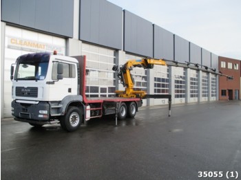 Tovornjak s kesonom MAN TGA 33.430 6x4 with Effer 34 ton/meter crane: slika 1