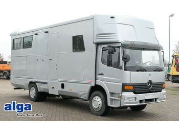 Tovornjak za prevoz živine Mercedes-Benz 1223 L/Pferdetransporter/Wohnabteil/AHK/3 Sitze: slika 1