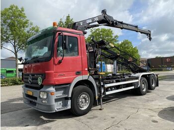 Tovornjak - kabelski sistem, Tovornjak z dvigalom Mercedes-Benz Actros 2541 6X2 + HIAB 122 DS-2 + MULTILIFT 26 T: slika 1