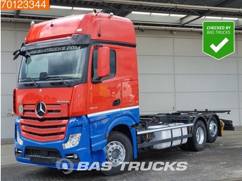 Kontejnerski tovornjak/ Tovornjak z zamenljivim tovoriščem Mercedes-Benz Actros 2542 6X2 Retarder Standklima Liftachse ACC Euro 6: slika 1