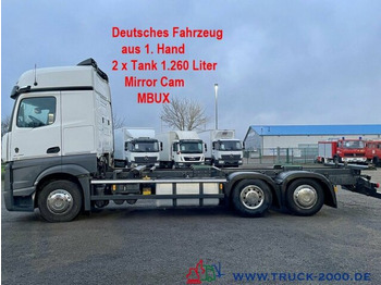 Mercedes-Benz Actros 2548 BDF Big Space 2xTank Retarder 1.Hand - Kontejnerski tovornjak/ Tovornjak z zamenljivim tovoriščem: slika 1
