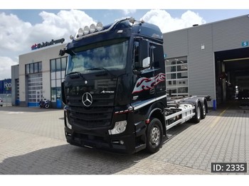 Kontejnerski tovornjak/ Tovornjak z zamenljivim tovoriščem Mercedes-Benz Actros 2551 BigSpace, Euro 5, Retarder, Intarder: slika 1