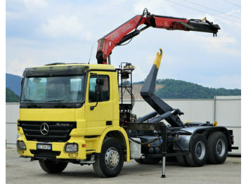 Kotalni prekucni tovornjak, Tovornjak z dvigalom Mercedes-Benz Actros 2641 Abrollkipper 4,80m+ Kran*6x4*: slika 1