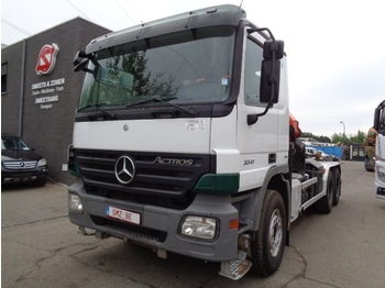 Kontejnerski tovornjak/ Tovornjak z zamenljivim tovoriščem Mercedes-Benz Actros 3341 palfinger Pk 23005 tractor TOP: slika 1