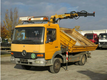 Tovornjak prekucnik, Tovornjak z dvigalom Mercedes-Benz Atego 815 K 2-Achs Kipper Kran: slika 1