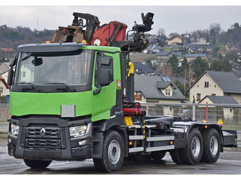Kotalni prekucni tovornjak, Tovornjak z dvigalom Renault C430* ABROLLKIPPER *LIV 170Z 78 * 6x4: slika 4