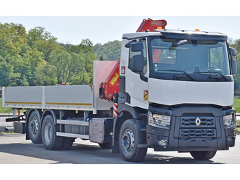 Tovornjak z dvigalom Renault C 380 * PRITSCHE 7,05 m* FASSI F 135C + FUNK: slika 3