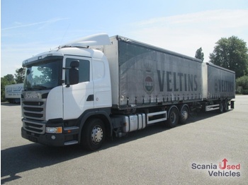 Tovornjak za prevoz pijač SCANIA G 410 LB6x2*4MNB -Getränkekomplettzug-2x LBW 2,5t: slika 1