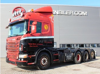 Kontejnerski tovornjak/ Tovornjak z zamenljivim tovoriščem Scania G480 8x4*4 hoglift: slika 1