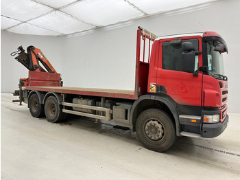 Tovornjak s kesonom, Tovornjak z dvigalom Scania P400 - 6x4: slika 3