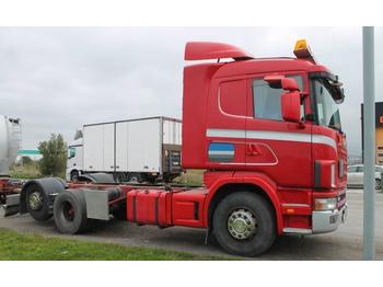 Kontejnerski tovornjak/ Tovornjak z zamenljivim tovoriščem Scania R144LB6X2*4NA460: slika 1