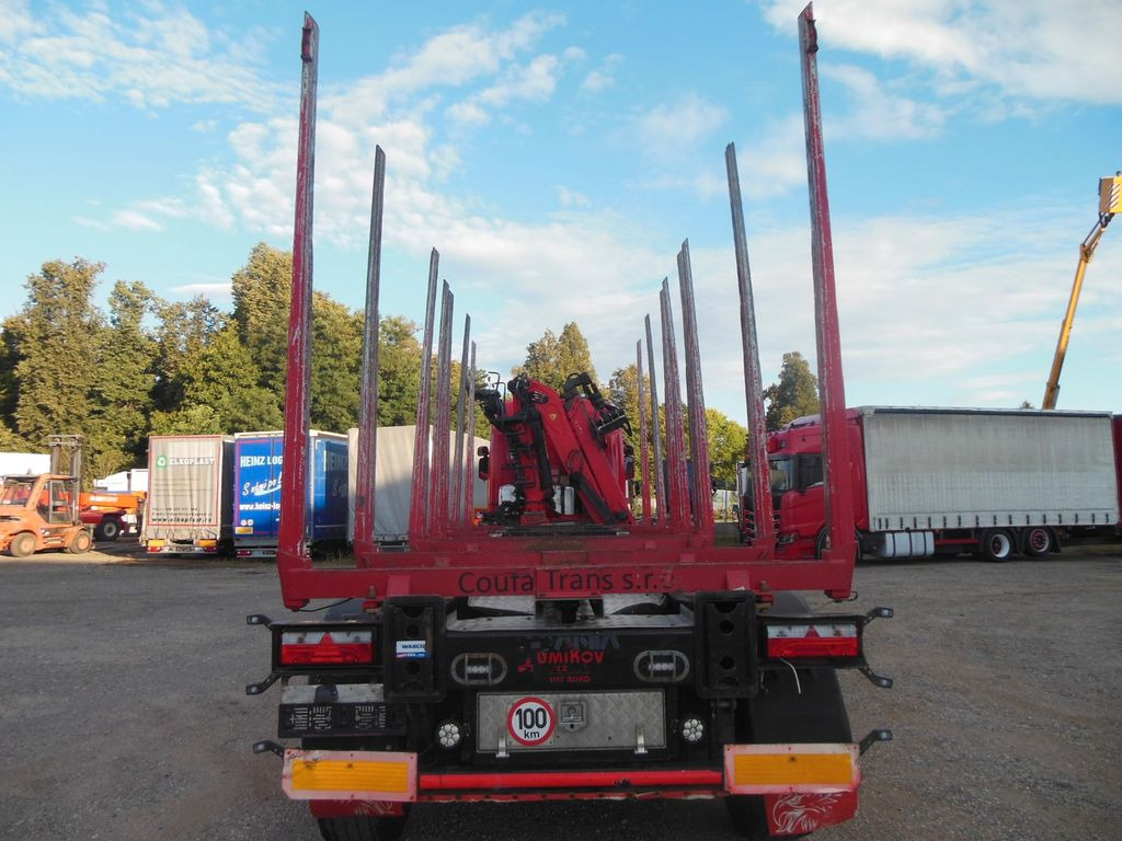 Tovornjak za prevoz lesa, Tovornjak z dvigalom Scania R450,6X4, KRAN, EPSILON 170 + UMIKOV TELESKOP: slika 13