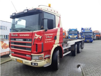 Kontejnerski tovornjak/ Tovornjak z zamenljivim tovoriščem Scania R 124 GB 8X2/4 NA 420: slika 1