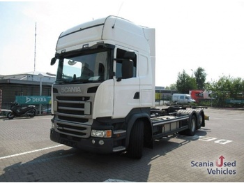 Kontejnerski tovornjak/ Tovornjak z zamenljivim tovoriščem Scania R 450 LB6x2MNB Topline SCR only: slika 1
