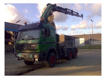 Mercedes-Benz 2653 6x4 Palfinger 52 t/m crane - Tovornjak s kesonom