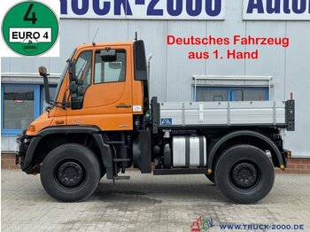 Tovornjak s kesonom Unimog U 400 Pritsche Zapfwelle Wechsellenkung Mähsitz: slika 1