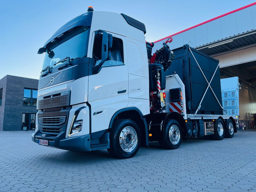 Nov Tovornjak avtotransporter, Tovornjak z dvigalom Volvo FH540 8x2 Kran F395A.2.26 sofort Verfüg.: slika 10