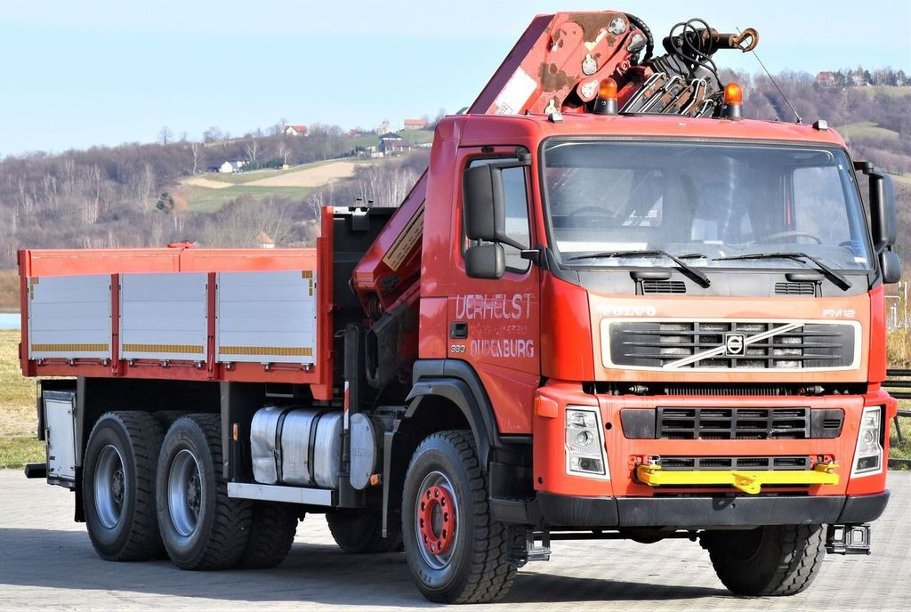 Tovornjak z dvigalom Volvo FM 12 380 Pritsche 5,20m + HMF 2223 K5+FUNK/6x6: slika 3