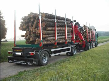 Prikolica za prevoz lesa