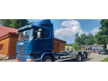 Kontejnerski tovornjak/ Tovornjak z zamenljivim tovoriščem SCANIA R 490