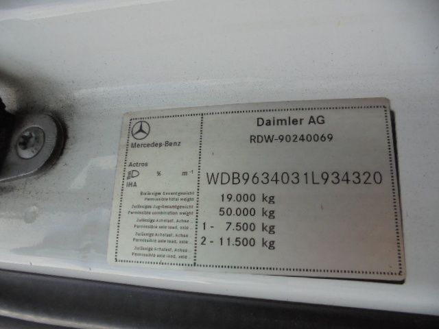 Vlačilec Mercedes-Benz Actros 1943 LS EUR6: slika 9