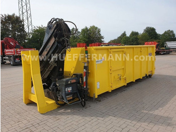 MAN HIAB 166 HARDOX Abrollcontainer Ladekran  - Abrol kontejner