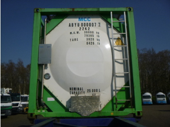 Kontejner cisterna, Polprikolica Danteco Food tank container inox 20 ft / 25 m3 / 1 comp: slika 5