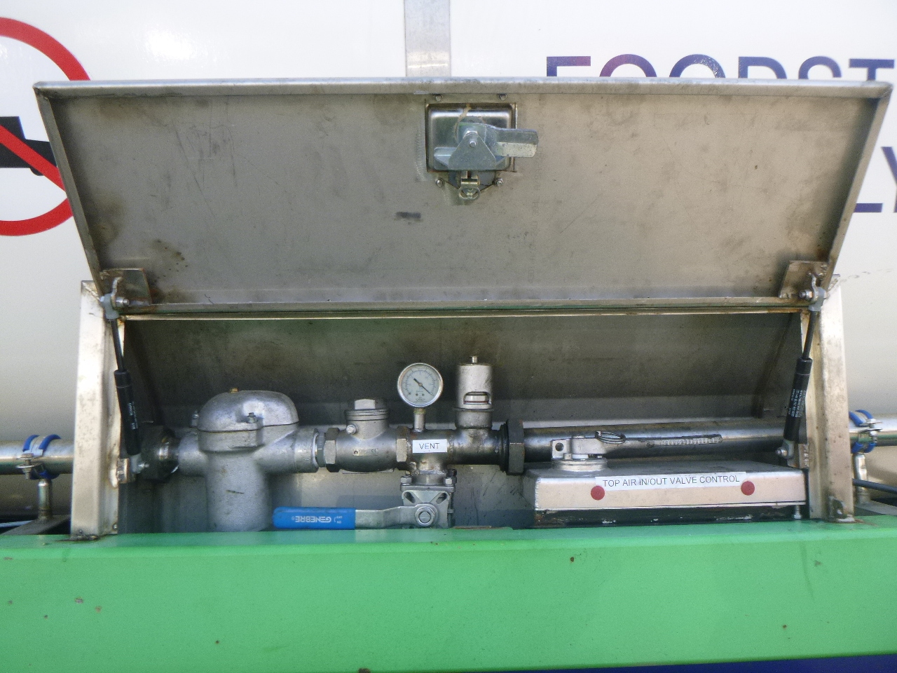 Kontejner cisterna, Polprikolica Danteco Food tank container inox 20 ft / 25 m3 / 1 comp: slika 10