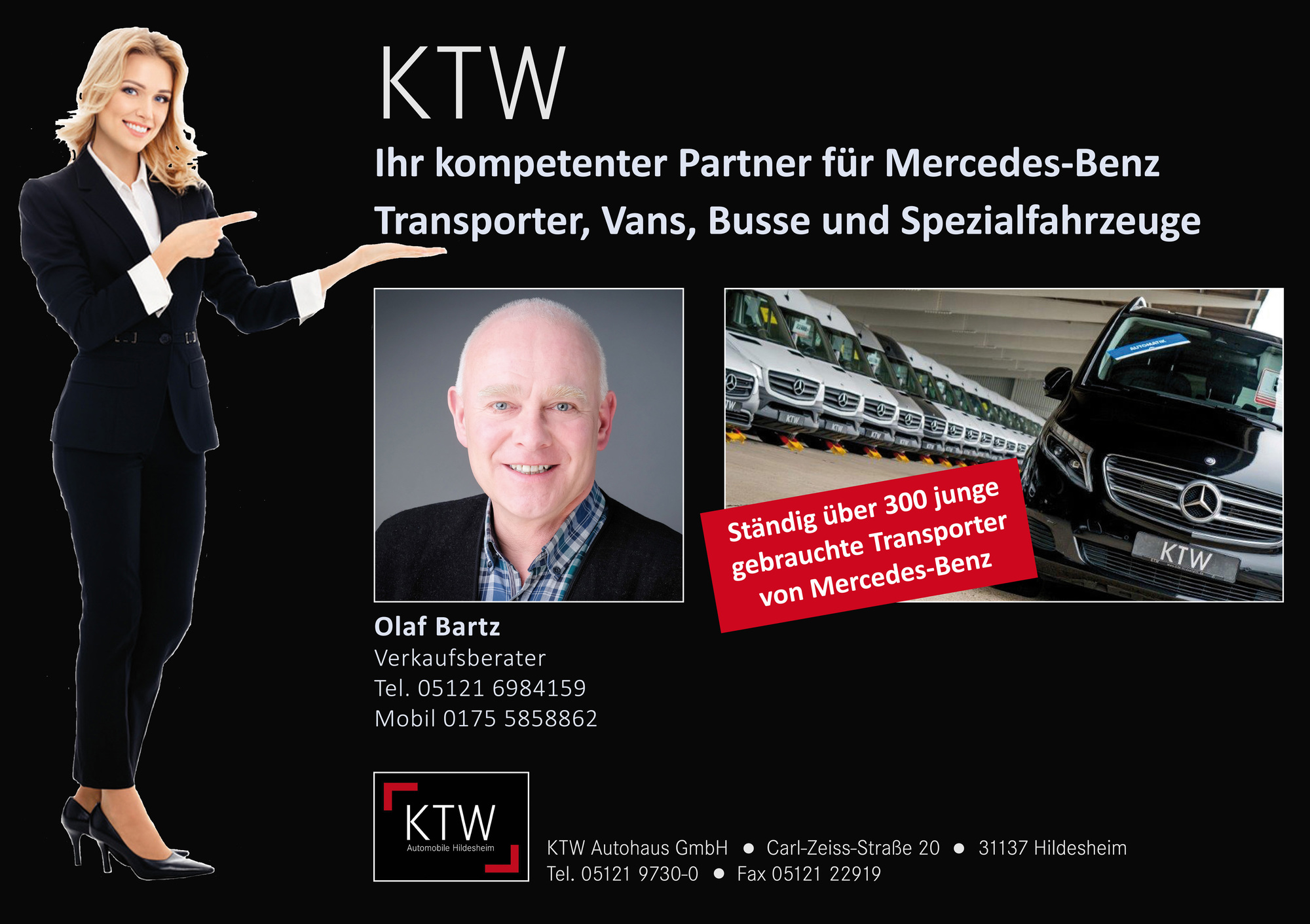 KTW Autohaus GmbH - Dostavna vozila - poškodovano, klima undefined: slika 1