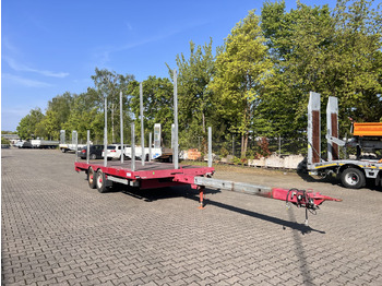 Prikolica za prevoz lesa Auwaerter X-LTL110  Tandempritsche, ausziehbar: slika 2