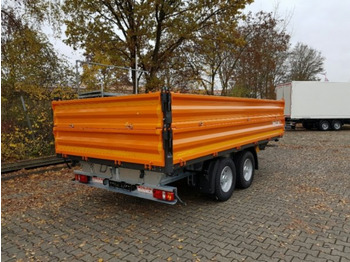 Nov Kiper prikolica Möslein TTD11- BA Orange  neuer Tandem 3- Seitenkipper Tiefladermit Bordwand- Aufsatz-- Neufahrzeug --: slika 5