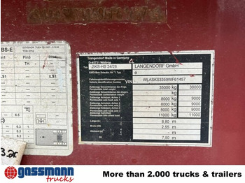 Kiper polprikolica Langendorf SKS-HS 24/28, Stahlmulde ca. 24m³, Liftachse: slika 2