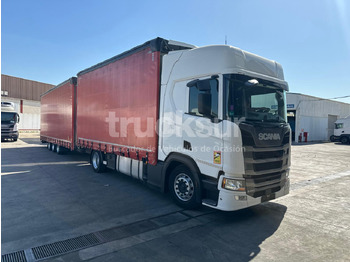 Tovornjak s ponjavo SCANIA R 450