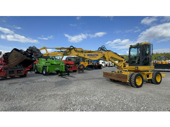 Bager na kolesih Komatsu PW 98 MR 8 Pług + Podpory 10ton Szybkozłącze: slika 3 Bager na kolesih Komatsu PW 98 MR 8 Pług + Podpory 10ton Szybkozłącze: slika 3