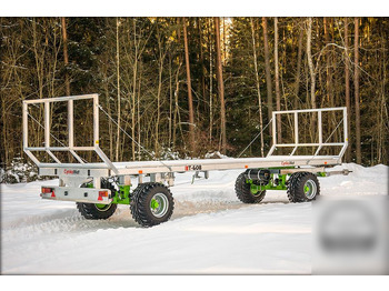 Kmetijski prikolica s ploščadjo Ballenwagen Ballenanhänger Wagen Plattformanhänger: slika 3