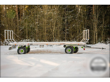 Kmetijski prikolica s ploščadjo Ballenwagen Ballenanhänger Wagen Plattformanhänger: slika 4