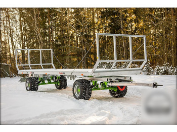 Kmetijski prikolica s ploščadjo Ballenwagen Ballenanhänger Wagen Plattformanhänger: slika 2