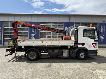 Dostavno vozilo prekucnik MAN TGL 8.220 4x2 Kipper Kran Palfinger 7.001-K A: slika 3