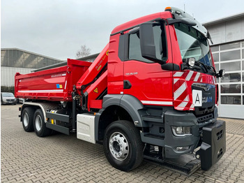 Tovornjak prekucnik, Tovornjak z dvigalom MAN TGS 26.510 6x4 neuer Kipper & Palfinger PK 19001: slika 1