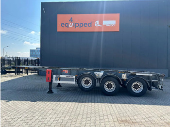 Kontejnerska polprikolica/ Polprikolica z zamenljivim tovoriščem Van Hool 20FT/30FT, ADR (EX/II, EX/III, FL, AT), BPW + drum, ALCOA, galvanized, liftaxle, NL-Chassis: slika 2